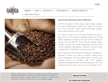 Tablet Screenshot of cafesgarriga1850.com